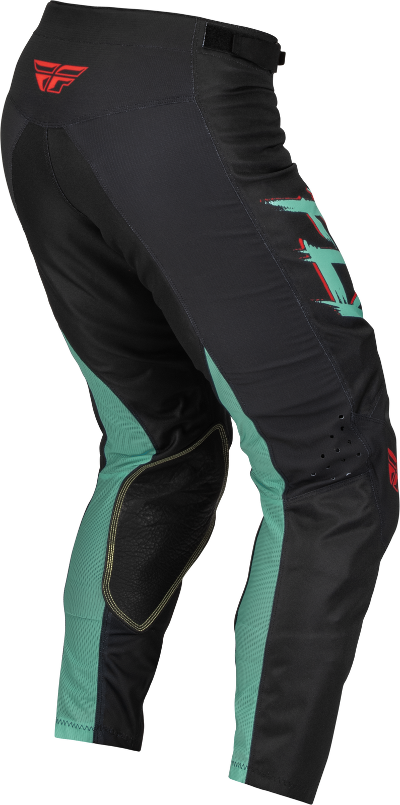 FLY 2023 Special Edition Kinetic Rave Black/Mint/Red Pants - FLY Racing