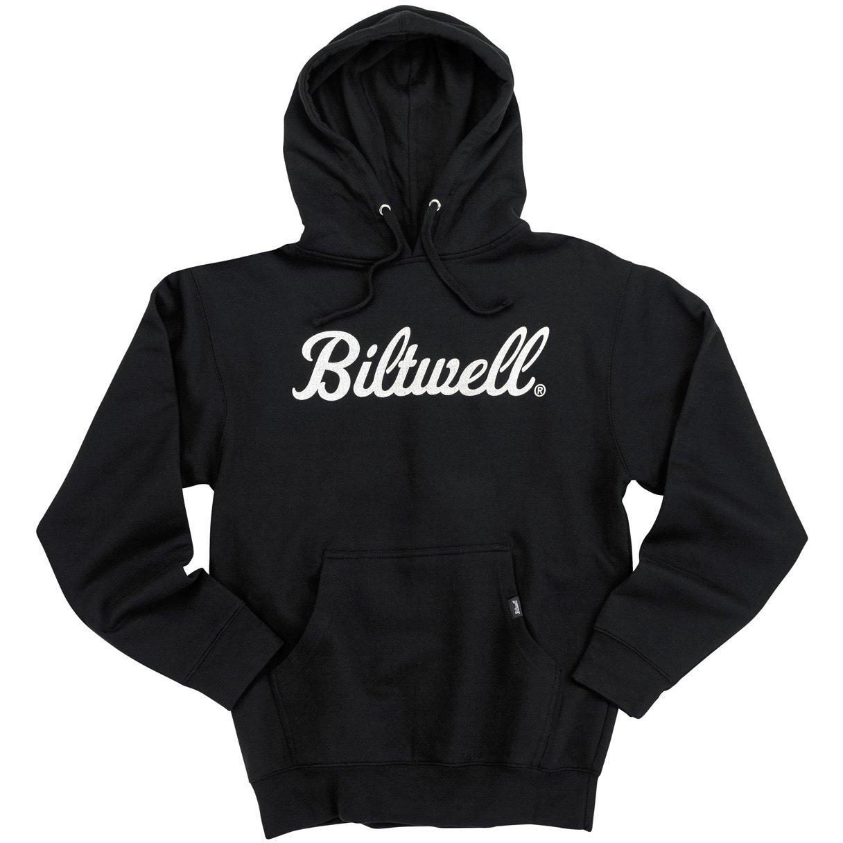 Biltwell Script Black Pullover Hoodie - Biltwell Inc.