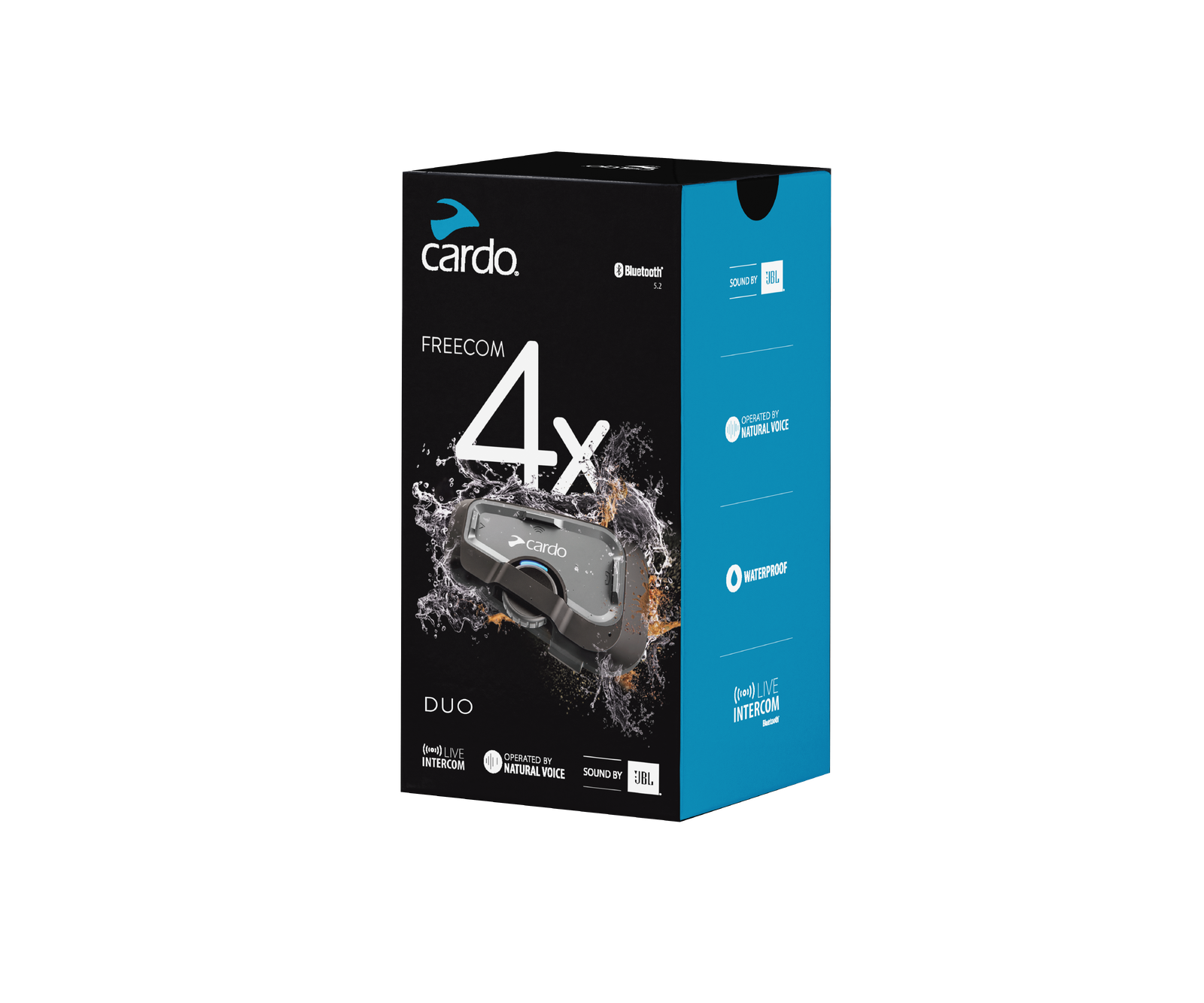 Cardo Freecom 4X Single Bluetooth - Chromeburner