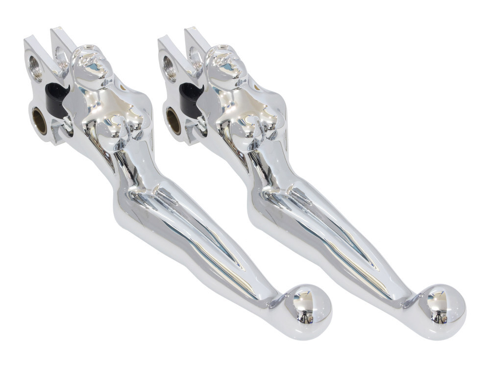 Clutch Brake Levers 05 06 Harley Heritage Softail Classic Fuel Injection FLSTCI