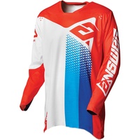 Answer 2021 Pace Elite White/Red/Hyper Blue Jersey