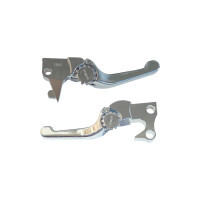 Drag Specialties Powerstands Racing Chrome Anthem Shorty Adjustable Lever Set Fits Big Twin 1996-17 Sportster 1996-03