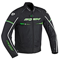 Ixon Pitrace Textile Jacket Black/White/Green