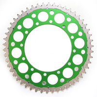 Renthal 112O52049GPGN Twinring Grooved 49T Rear Sprocket Green (520 Pitch)
