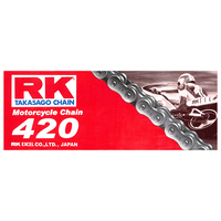 RK Racing 12-420-136 Motorcycle Chain 420-420SB 136 Link