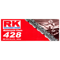 RK Racing 12-480-120 Motorcycle Chain 428-428SB 120 Link