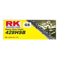 RK Racing 12-481-136GD Chain GS428HSB 136 Link Gold