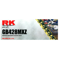 RK Racing 12-48M-136GD Heavy Duty Chain GB428MXZ 136 Link Gold