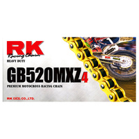 RK Racing 12-52M-120GD Heavy Duty Chain GB520MXZ4 120 Link Gold