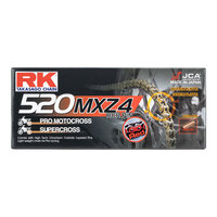 RK Racing 12-52M-120RD Chain 520MXZ4 120 Link Red