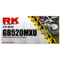 RK Racing 12-52U-120GD XW-Ring Chain GB520MXU 120 Link Gold