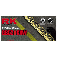 RK Racing 12-52W-120GD Chain GB520GXW 120 Link Gold