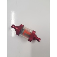 Twin Power 16-0100R Fuel Filter 5/16" Plactic Style Red Custom Use