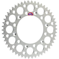 Renthal 168D42037G Ultralight Grooved Road 37T Rear Sprocket Silver (420 Pitch)