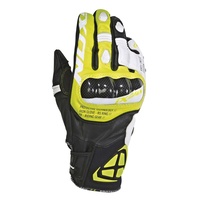 Ixon RS Ring Gloves Black/White/Bright Yellow