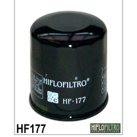 Hiflo Filtro HF1-77 Black Oil Filter Suit All Buell Models (XB12R, XB12S, XB12X, XB9R, XB9S, XB9SX)
