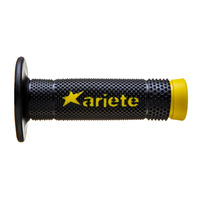 Ariete 55-026-43GN Vulcan Hand Grips Black/Yellow 115mm Closed End 02643-GN
