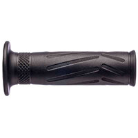 ARIETE MOTORCYCLE HAND GRIPS - YAMAHA STYLE - BLACK 120mm OPEN END