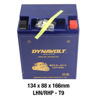 Dynavolt Gel Battery MG14L-A2-C Battery 12 Volt NANO-GEL Series