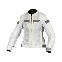 Macna Velotura Light Grey Textile Womens Jacket