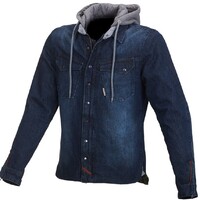 Macna West Coast Blue Textile Hoodie Jacket