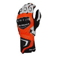 Macna Track R Gloves Red/White/Black