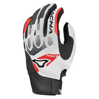Macna Trace Gloves White/Black/Red