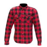 Merlin Axe Red Textile Flannel Jacket