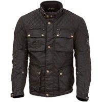 Merlin Edale D3O Black Wax Cotton Jacket