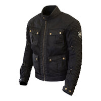Merlin Chigwell Utility D3O Black Waxed Cotton Jacket