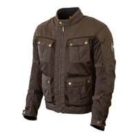 Merlin Chigwell Utility D3O Olive Waxed Cotton Jacket