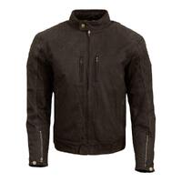 Merlin Stockton D3O Brown Leather Jacket