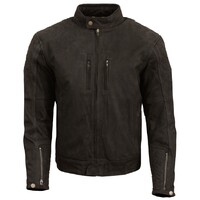 Merlin Stockton D3O Black Leather Jacket