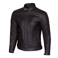 Merlin Wishaw D30 Black Leather Jacket