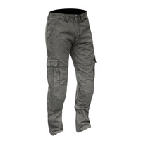 Merlin Portland Slim Fit Grey Cargo Style Jeans