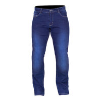 Merlin Cooper Regular Fit Blue Cotton Jeans