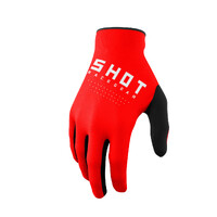 Shot Raw Red Kids Gloves