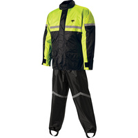 Nelson-Rigg Stormrider 2-Piece Rainsuit Black/Hi-Vis Size 3XL