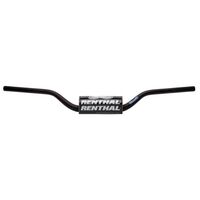 Renthal 67201BK Fatbar Low Bend Handlebar Black for Yamaha YZ-F 08-20/Suzuki RM/RMZ 06-13/KTM SX/SX-F 09-12