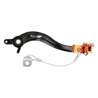 States MX 70-BPF-20e Rear Brake Pedal Black/Orange Flexi Tip for KTM