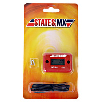 States MX 70-HM1-R Universal Hour Meter Red