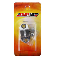 States MX 70-RC0-1S Alloy Front Brake Rotator Clamp Silver