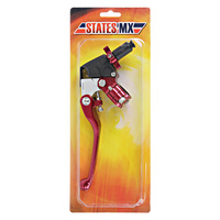 States MX 70-SFC-297R Standard Flex Universal Clutch Lever & Perch Red