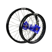 States MX 70-WSY-06 Wheel Set (Front 17"/Rear 14") Black/Blue for Yamaha YZ85/Suzuki RM85 Small Wheels