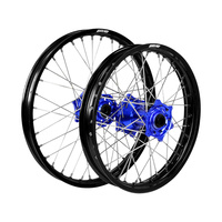 States MX 70-WSY-07 Wheel Set (Front 19"/Rear 16") Black/Blue for Yamaha YZ85/Suzuki RM85 Big Wheels