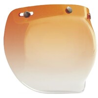 Bell 7018135 3 Snap Bubble Visor (Amber Gradient) for Custom 500 Helmets