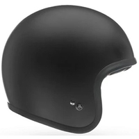 Bell Custom 500 Matte Black Helmet w/No Studs 