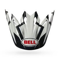 Bell Replacement Peak District White/Black/Red for Moto-9 Helmets