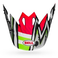Bell Replacement Peak Tagger Assymetric Pink/Green for MX-9 Helmets
