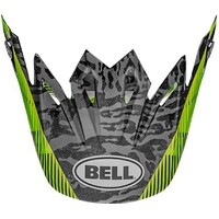 Bell Replacement Peak Chief Matte/Gloss Black/White/Green for Moto-9 MIPS Helmets